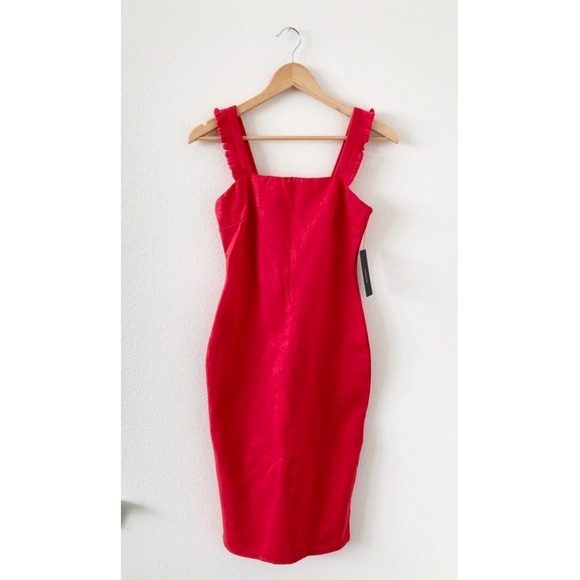 Lulu's Dresses & Skirts - Lulus • Sleeveless Bodycon Midi Dress in Red